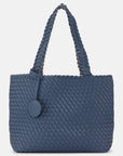 Reversible Tote bag BAG08 M - 685709 Orion Blue Antique Silver | Orion Blue Antique Silver | Bag | Ilse Jacobsen