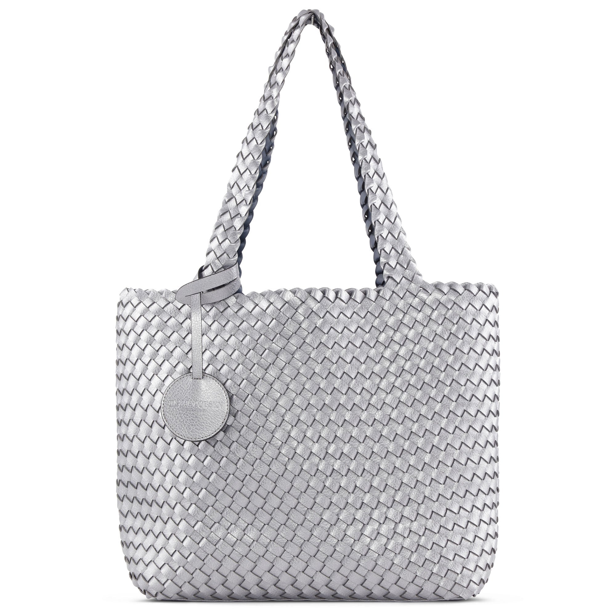 Reversible Tote bag BAG08 M | Orion Blue Antique Silver | Bag | Ilse Jacobsen