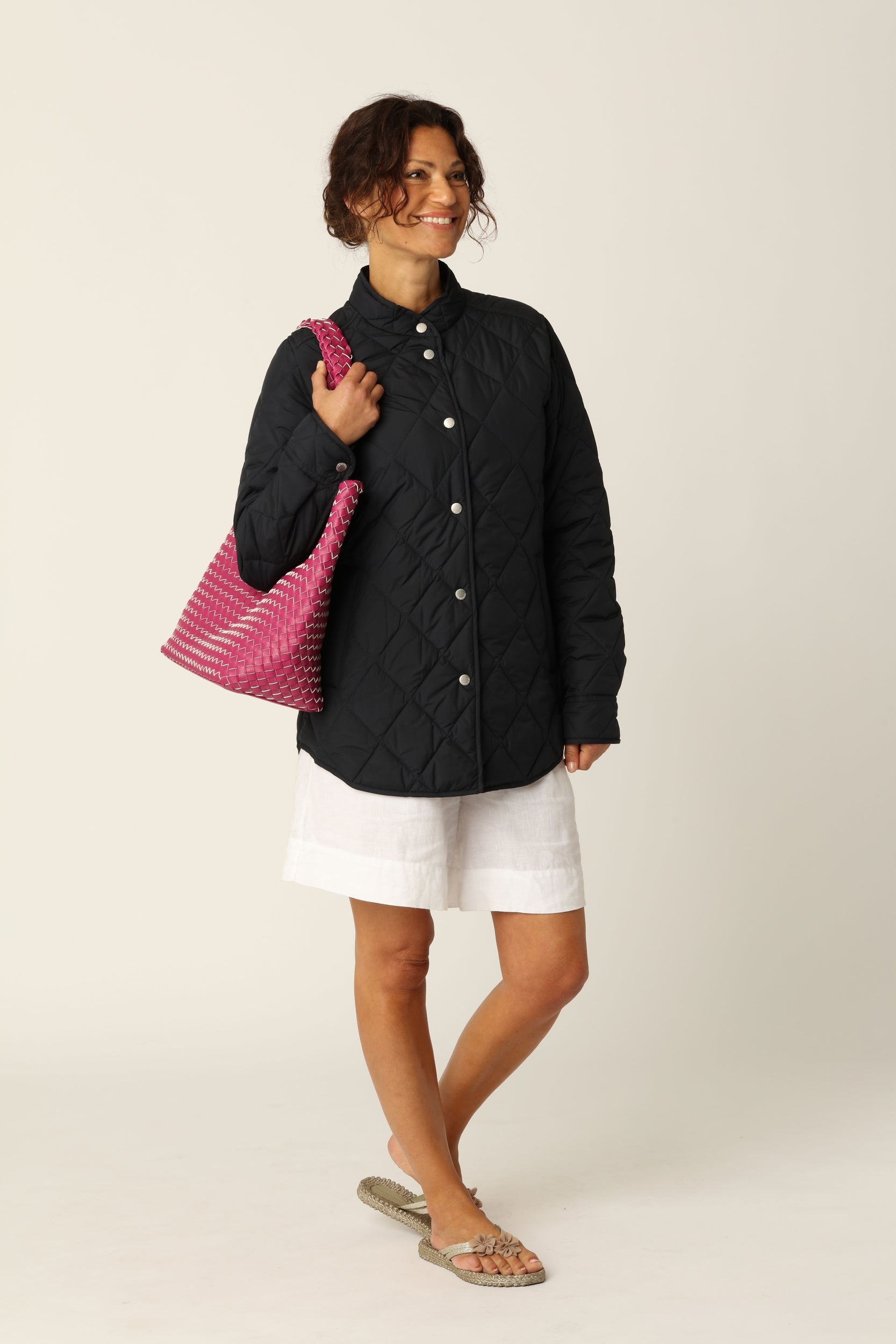 Reversible Tote bag BAG08 M | Magenta Haze Magenta Haze Metallic | Bag | Ilse Jacobsen