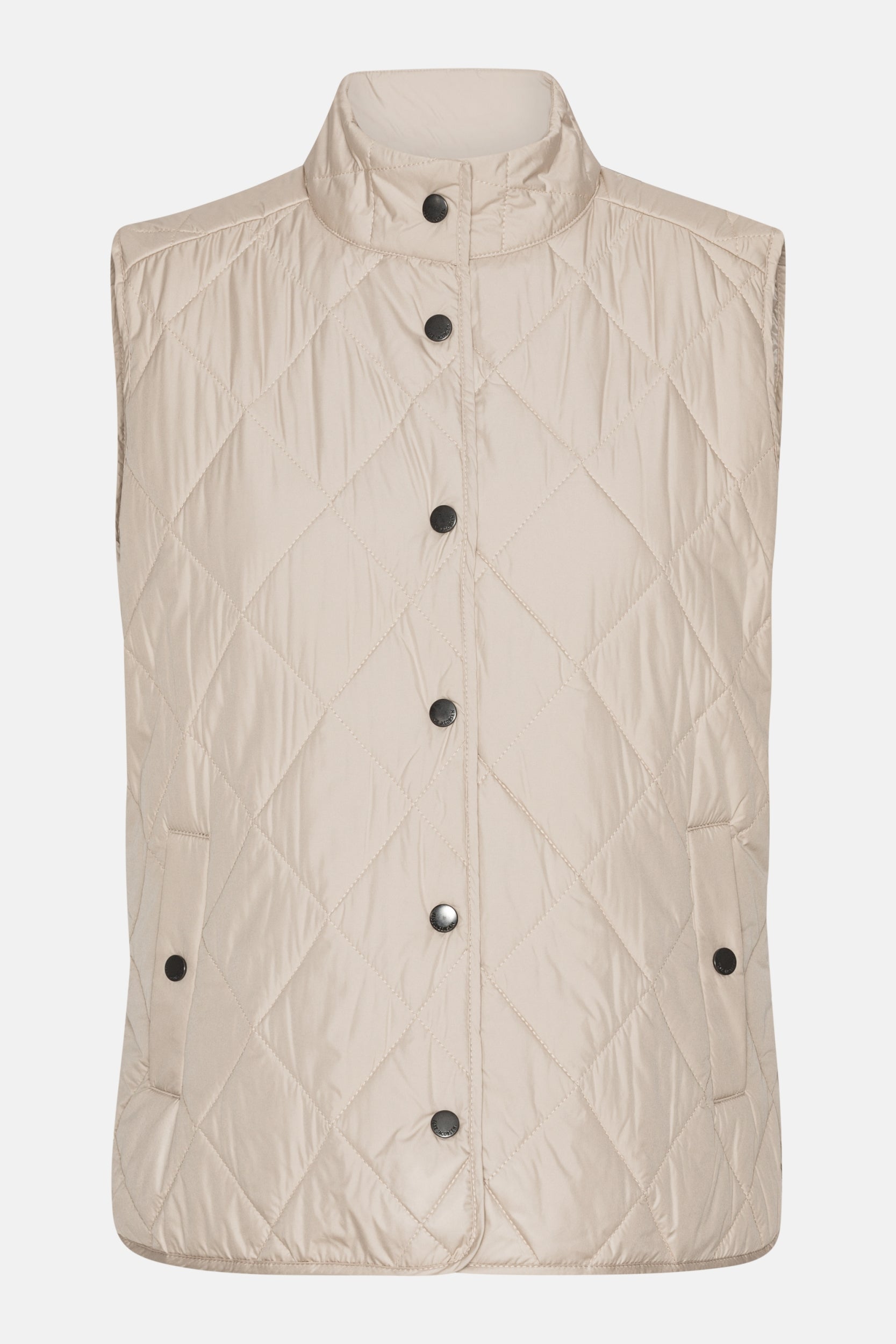Kort Gewatteerd Vest BEAT01 | Light Camel | Vest | Ilse Jacobsen