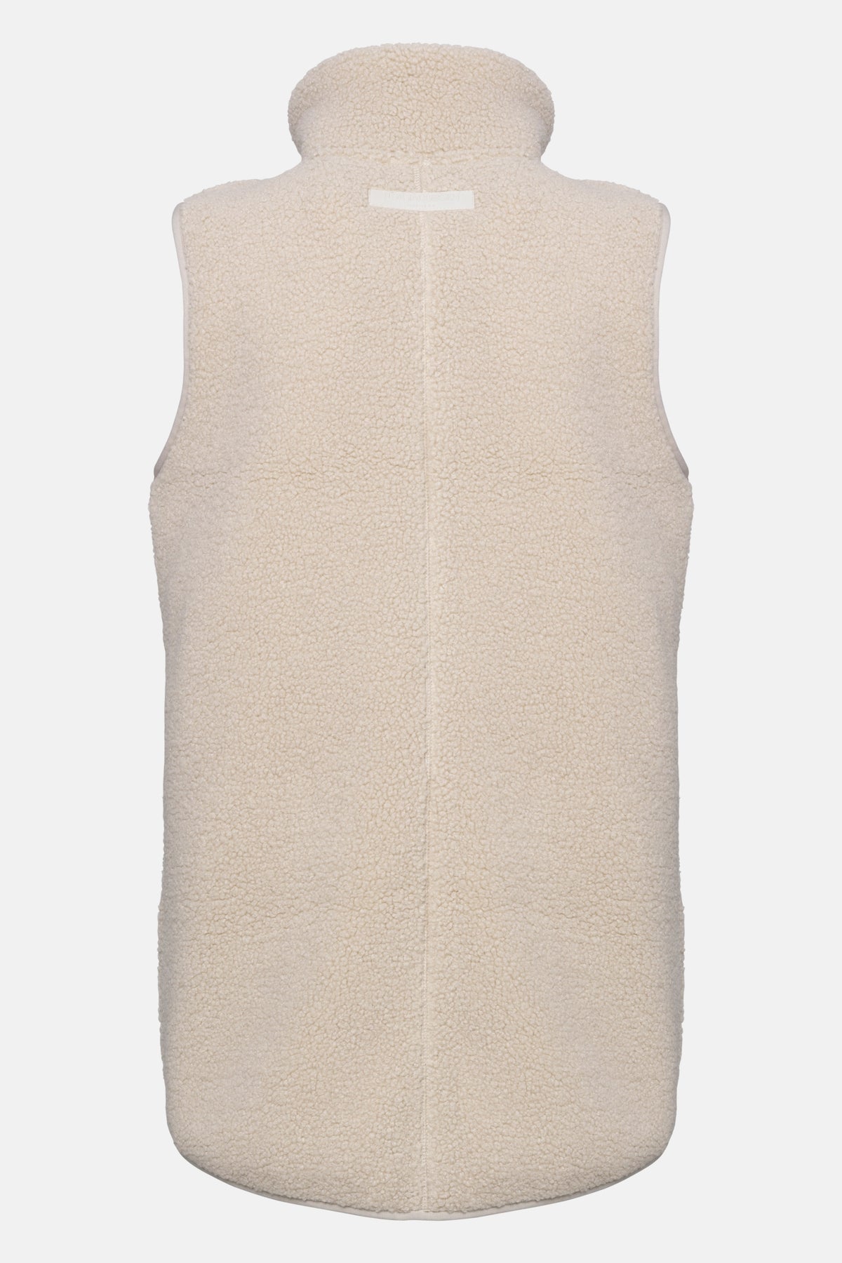 Lange teddy bodywarmer BONDEDPILE02 | Kit | Jacket | Ilse Jacobsen