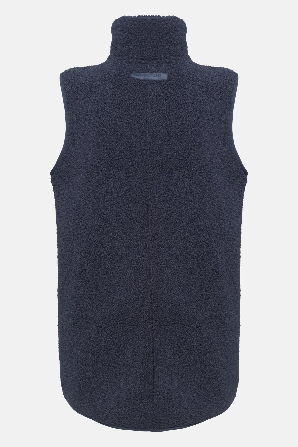 Lange teddy bodywarmer BONDEDPILE02 | Dark Indigo | Jacket | Ilse Jacobsen