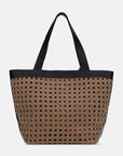 Gevlochten Shopper BRAID02 - 248001 Mocca Black | Mocca Black | Bag | Ilse Jacobsen
