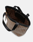 Gevlochten Shopper BRAID02 - 248001 Mocca Black | Mocca Black | Bag | Ilse Jacobsen