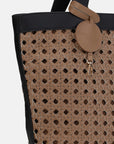 Gevlochten Shopper BRAID02 - 248001 Mocca Black | Mocca Black | Bag | Ilse Jacobsen