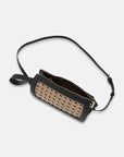 Gevlochten Clutch BRAID04 | Mocca Black | Bag | Ilse Jacobsen