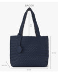 Reversible Tote bag BAG08 M - 254720 Burnt Caramel Copper | Burnt Caramel Copper | Bag | Ilse Jacobsen