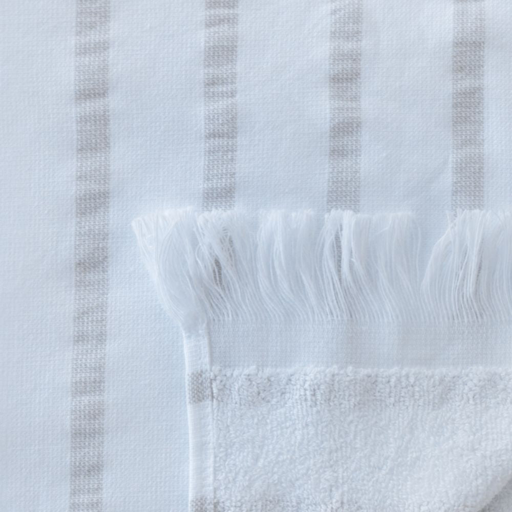 Hamam handdoek | Sand Beige Stripes | Bath Collection | Ilse Jacobsen
