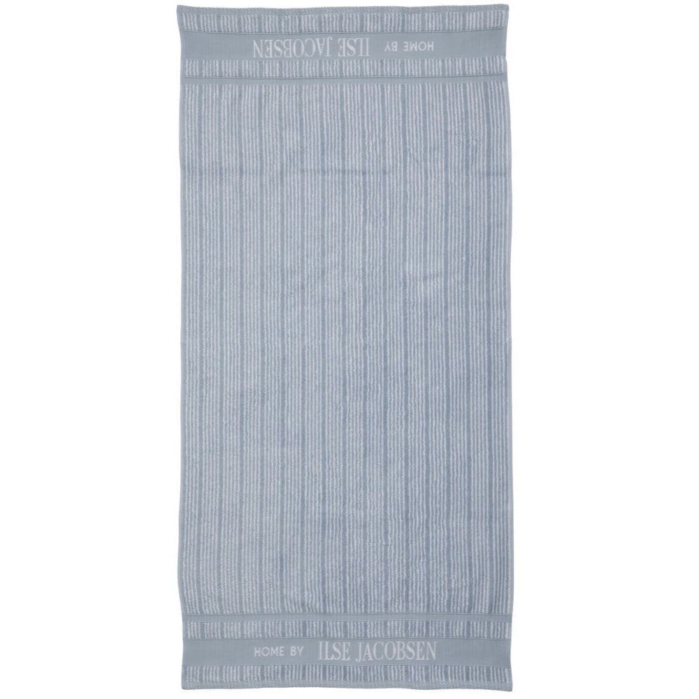 Handdoek - Set van 2 stuks | Powder Blue Stripes | Bath Collection | Ilse Jacobsen