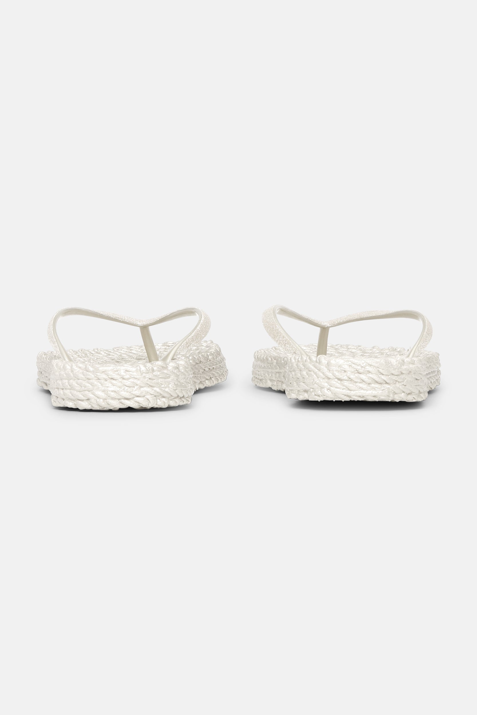 Slippers met subtiele glitter CHEERFUL01 | Creme | Flip Flop | Ilse Jacobsen