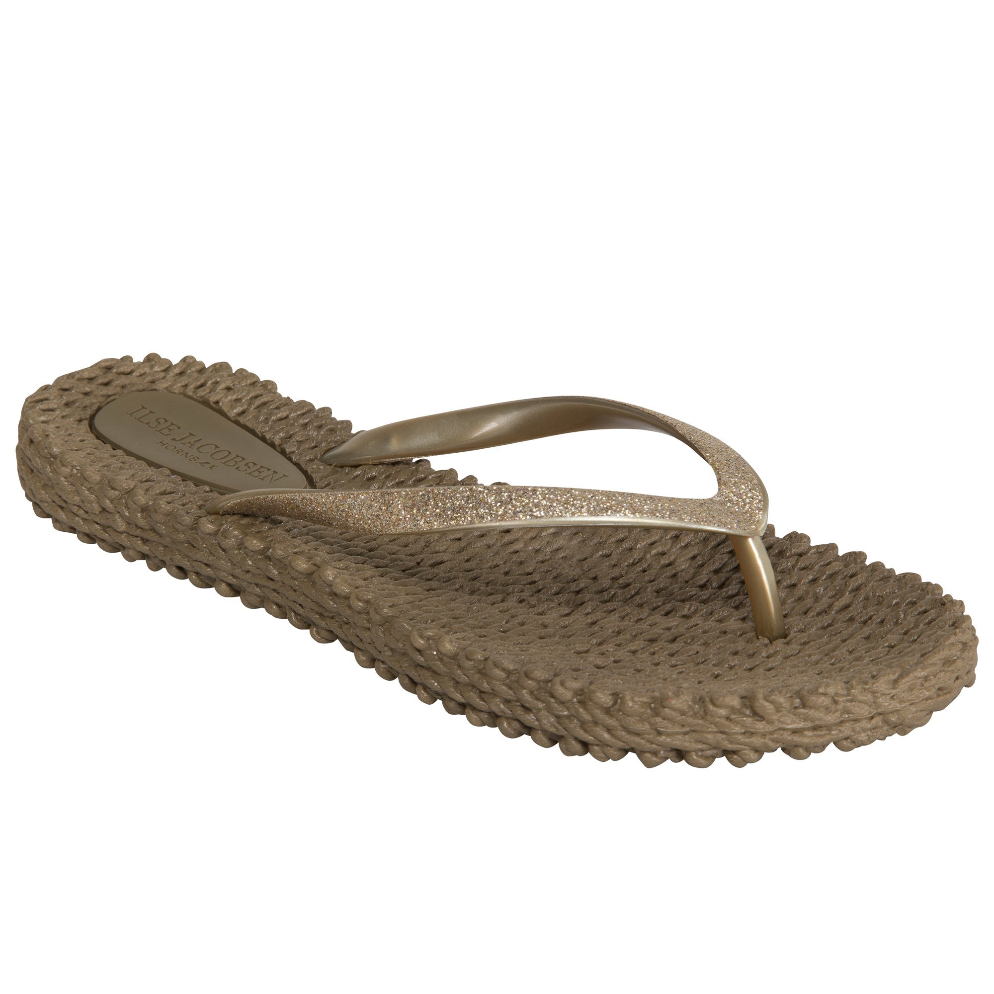 Slippers met glitter CHEERFUL01 | Cub Brown | Flip Flop | Ilse Jacobsen