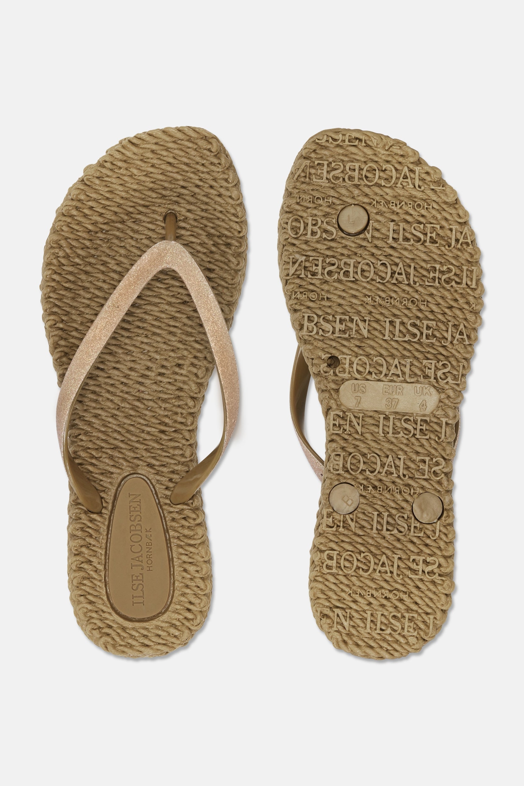 Slippers met subtiele glitter CHEERFUL01 | Goldy | Flip Flop | Ilse Jacobsen