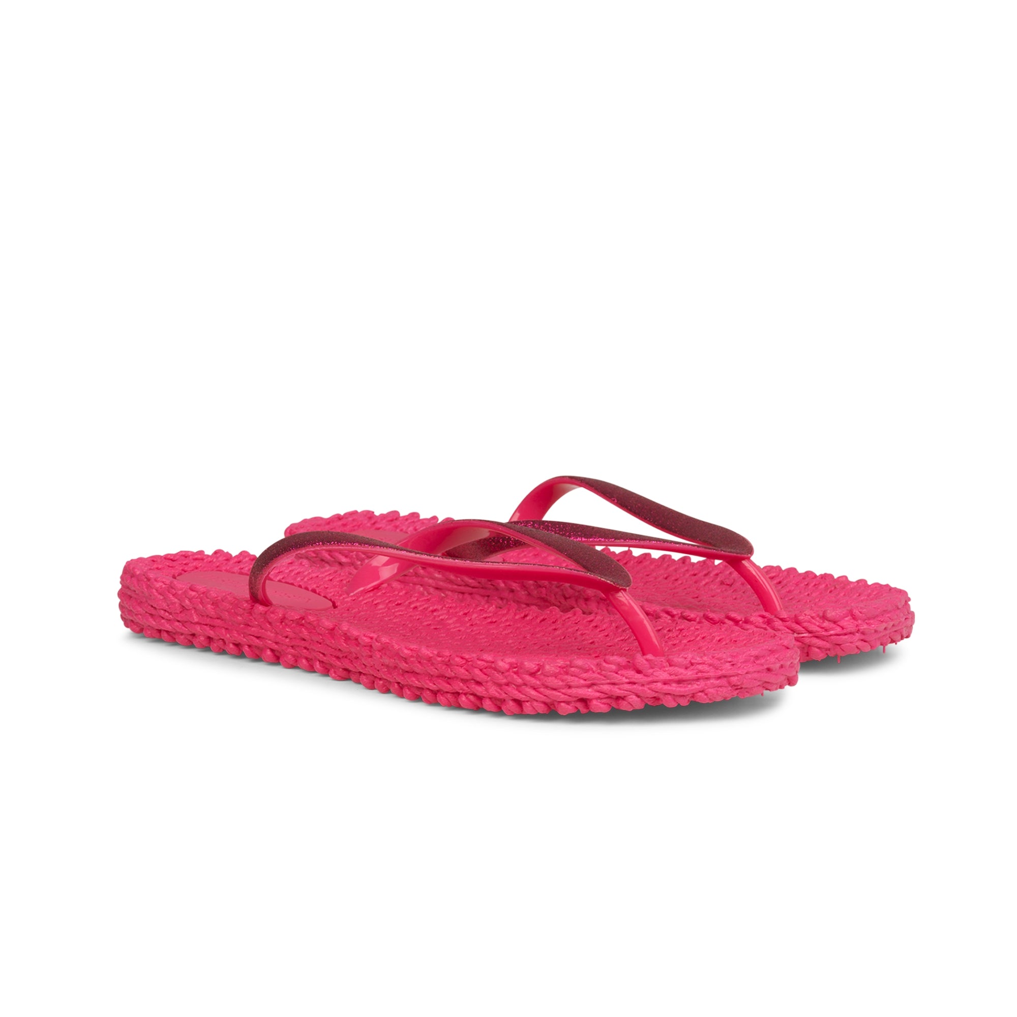 Slippers met glitter CHEERFUL01 | Warm Pink | Flip Flop | Ilse Jacobsen