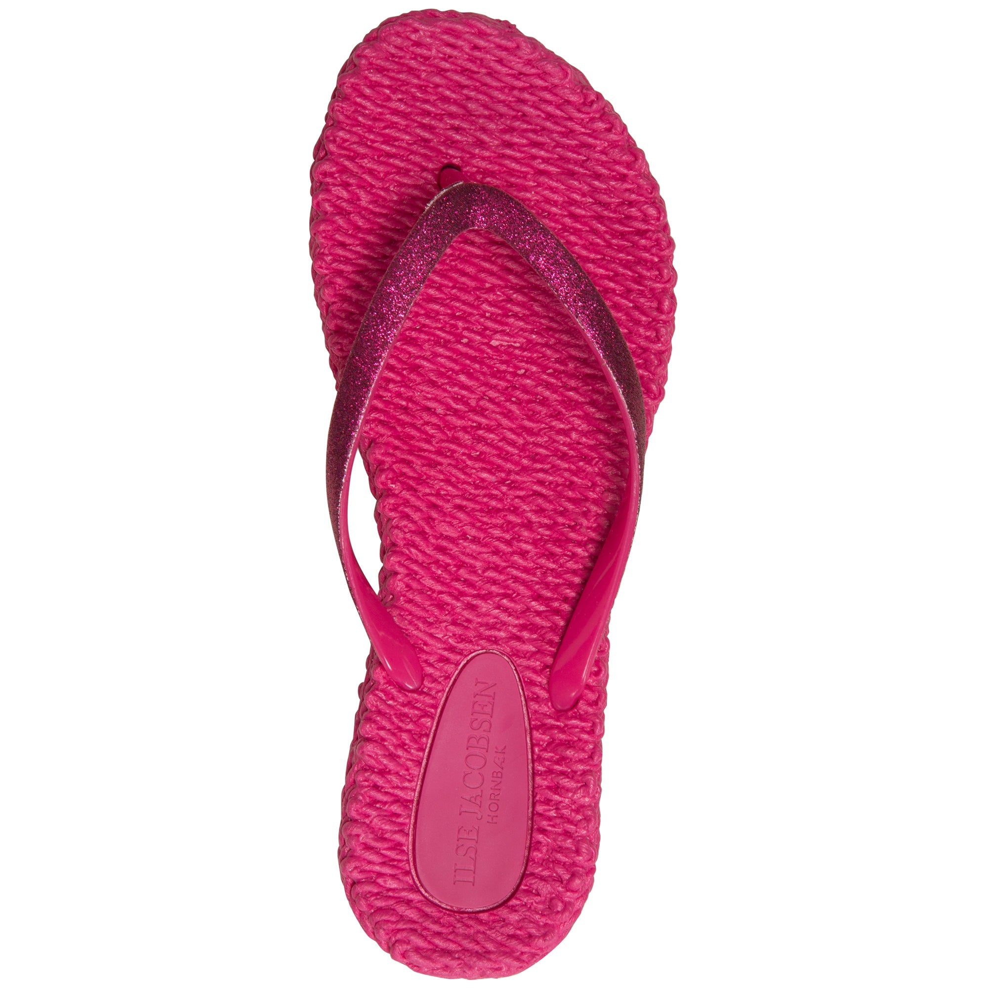 Slippers met glitter CHEERFUL01 | Warm Pink | Flip Flop | Ilse Jacobsen