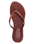 Slippers met glitter CHEERFUL01 | Wine | Flip Flop | Ilse Jacobsen