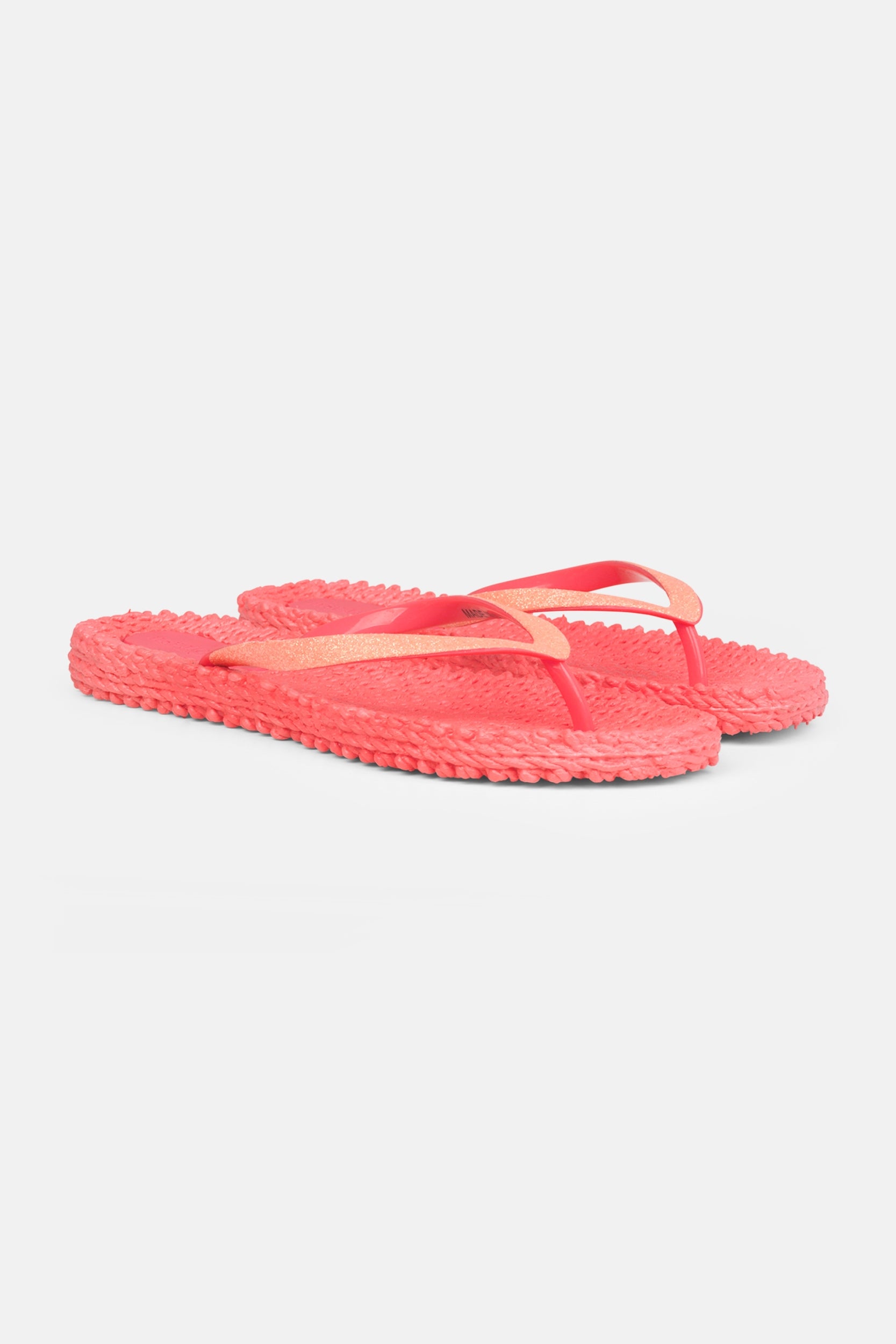 Slippers met glitter CHEERFUL01 | Indian Red | Flip Flop | Ilse Jacobsen