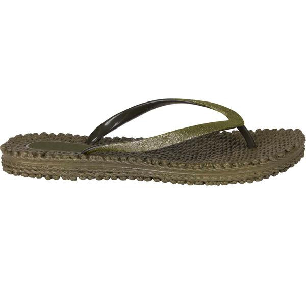 Slippers met glitter CHEERFUL01 | Army | Flip Flop | Ilse Jacobsen