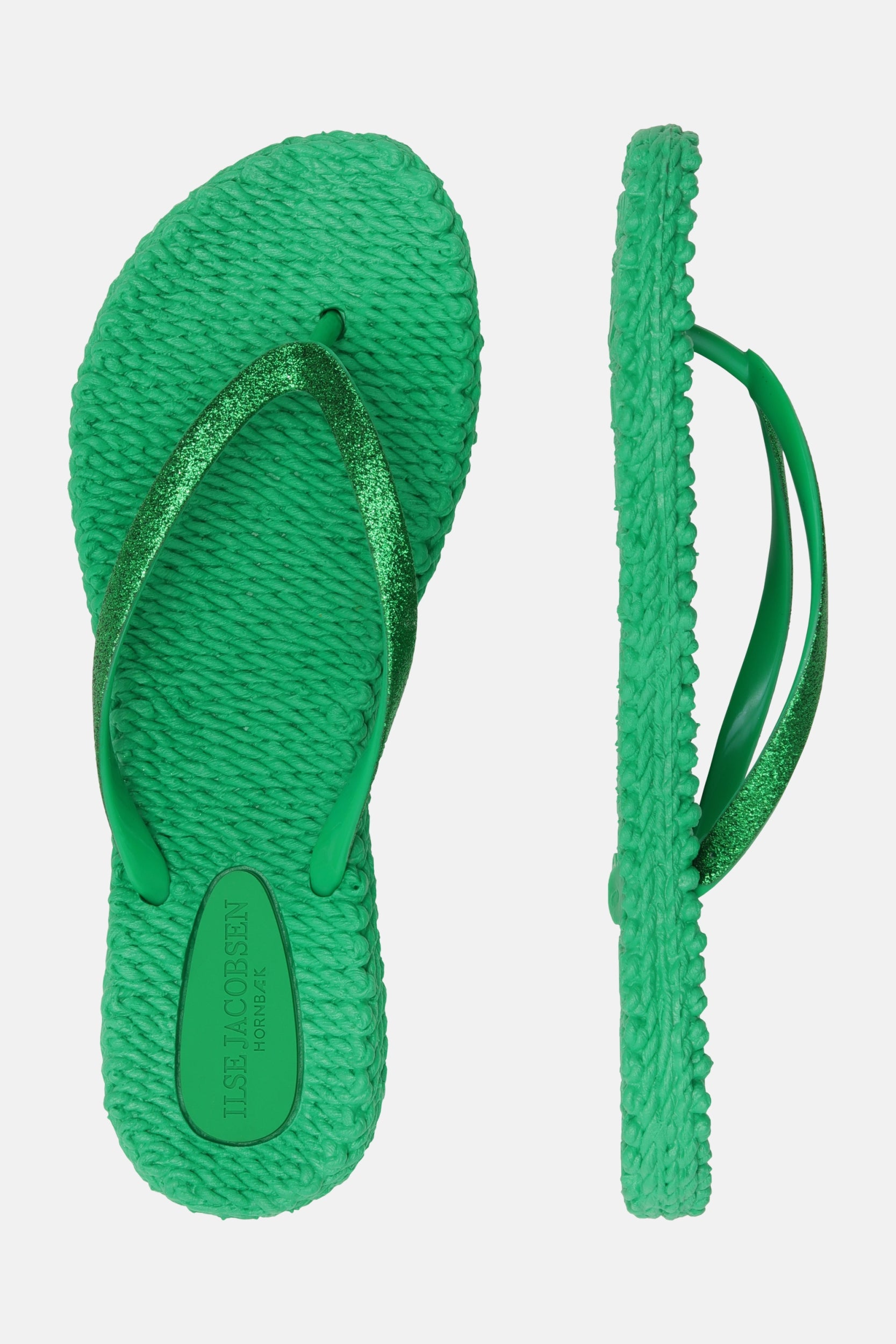 Slippers met glitter CHEERFUL01 | Fern Green | Flip Flop | Ilse Jacobsen