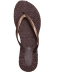 Slippers met glitter CHEERFUL01 | Prune | Flip Flop | Ilse Jacobsen