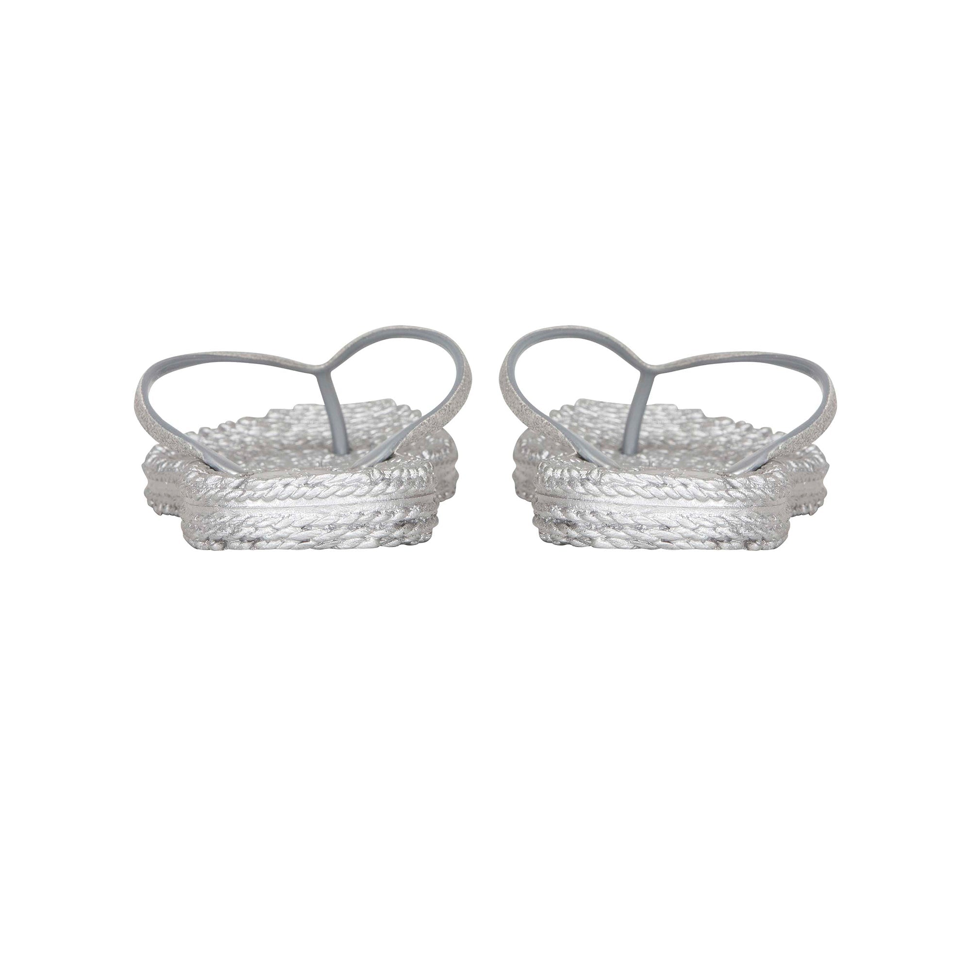 Slipper met glitter CHEERFUL01 | Silver | Flip Flop | Ilse Jacobsen