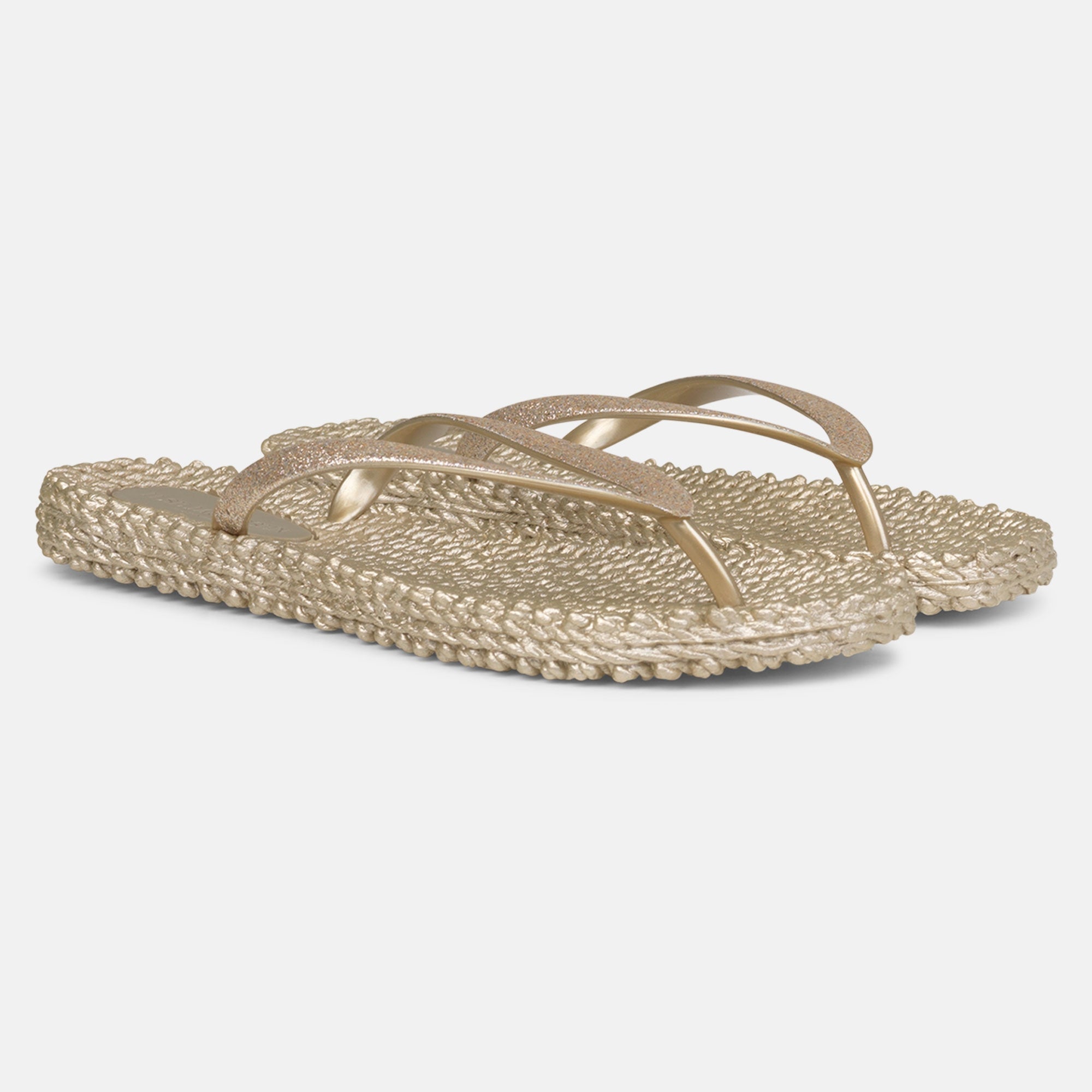 Slippers met glitter CHEERFUL01 | Platin | Flip Flop | Ilse Jacobsen