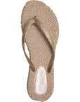 Slippers met glitter CHEERFUL01 | Platin | Flip Flop | Ilse Jacobsen
