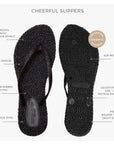 Slippers met glitter CHEERFUL01 | Platin | Flip Flop | Ilse Jacobsen