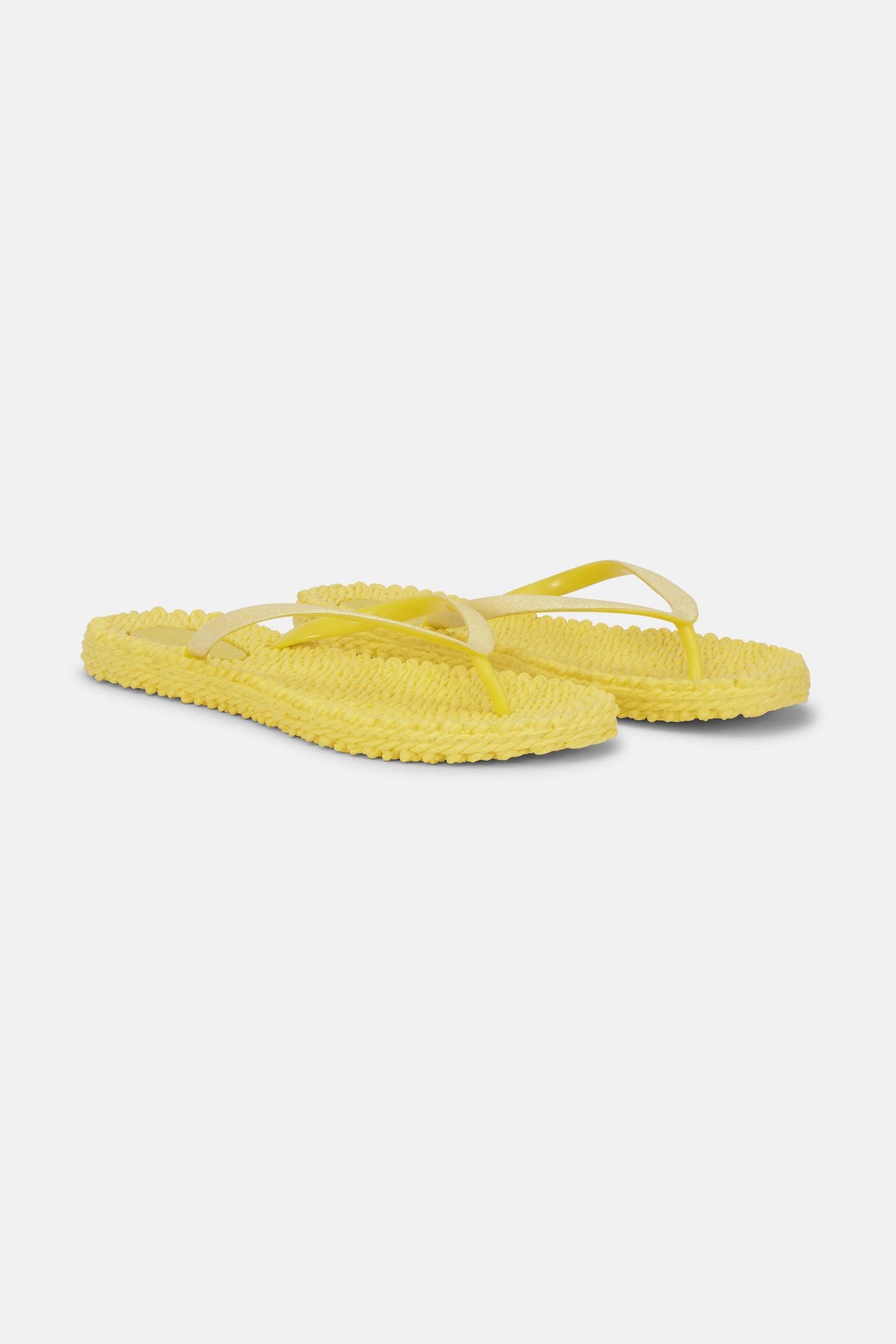 Slippers met glitter CHEERFUL01 | Pale Banana | Flip Flop | Ilse Jacobsen