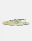 Slippers met glitter CHEERFUL03G - 445 Moss | Moss | Flip Flop | Ilse Jacobsen