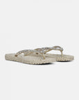Slippers met glitter CHEERFUL03G | Platin | Flip Flop | Ilse Jacobsen