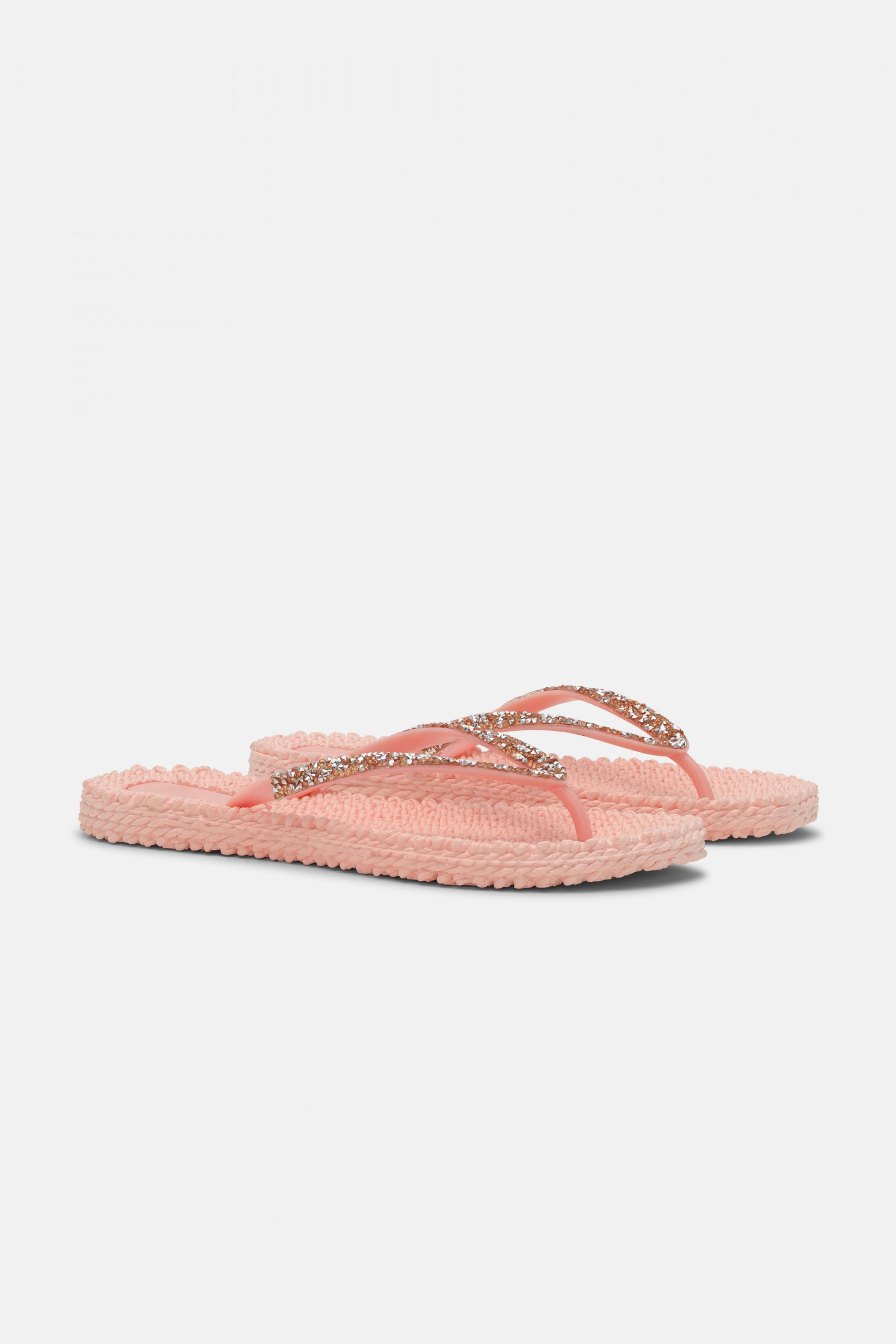 Slippers met glitter CHEERFUL03G | Soft Coral | Flip Flop | Ilse Jacobsen