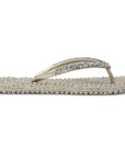 Slippers met glitter CHEERFUL03G | Platin | Flip Flop | Ilse Jacobsen