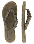 Slippers met satijnen band CHEERFUL06 - 234 Cub Brown | Cub Brown | Flip Flop | Ilse Jacobsen