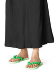 Slippers met satijnen band CHEERFUL06 - 495 Bright Green | Bright Green | Flip Flop | Ilse Jacobsen
