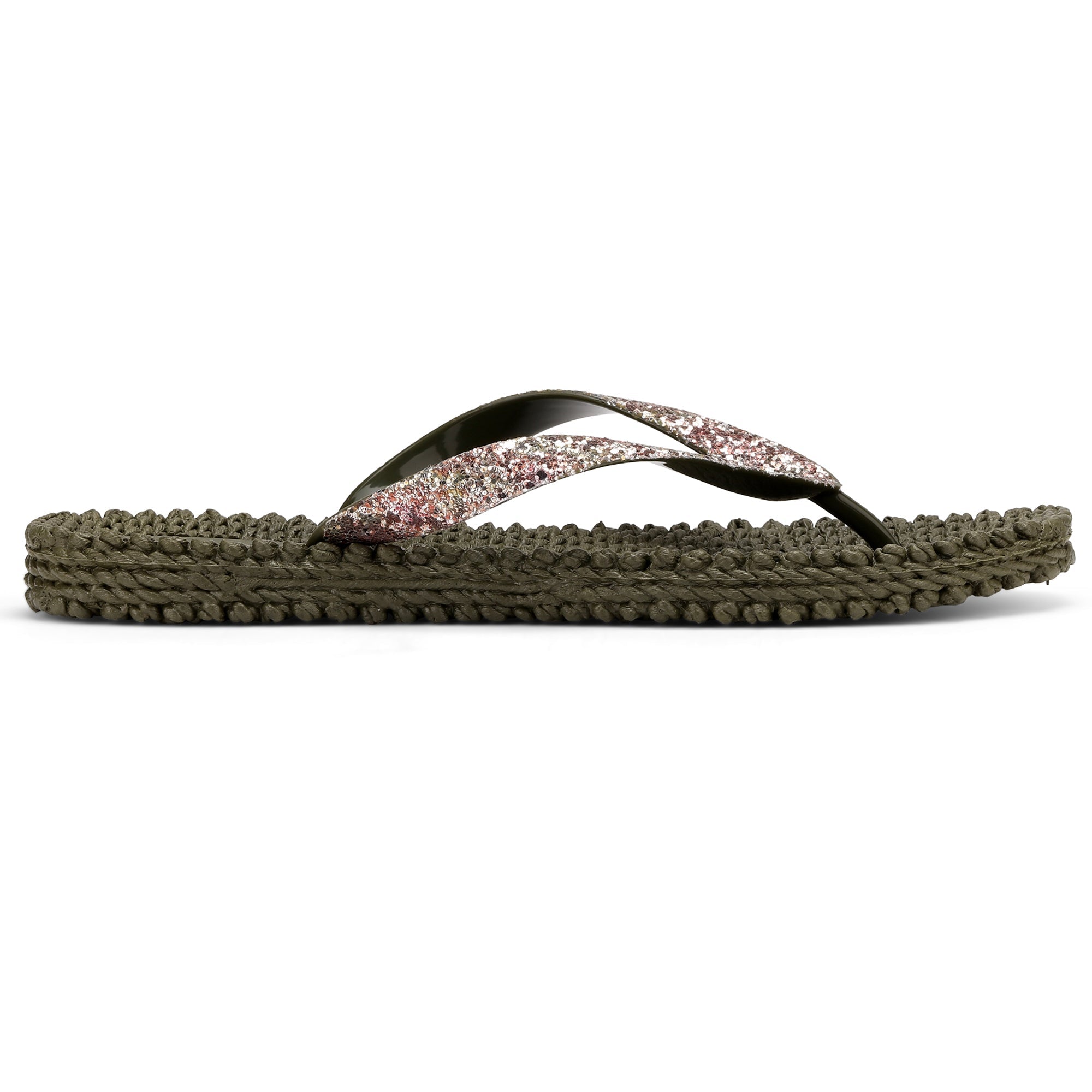 Slippers met mix glitter CHEERFUL12H | Army | Flip Flop | Ilse Jacobsen