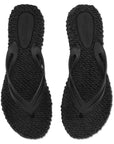 Slippers met lichte plateauzool CHEERFUL13 | Black | Flip Flop | Ilse Jacobsen