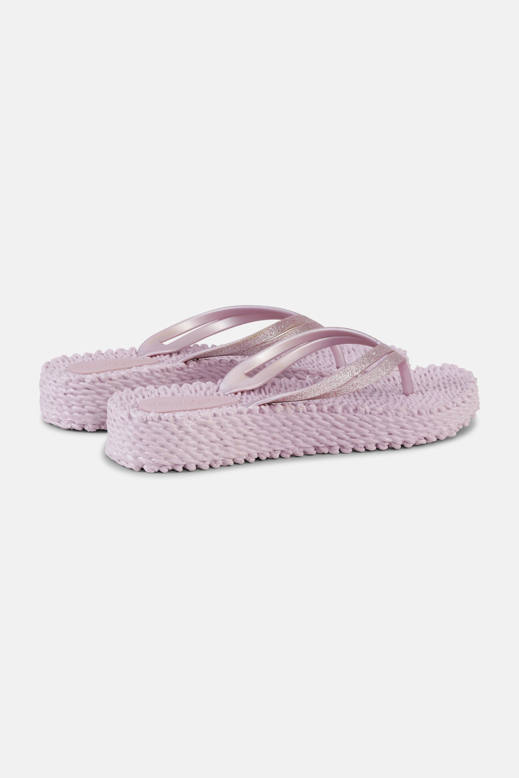Slippers met lichte plateauzool CHEERFUL13 | Mauv Shadows | Flip Flop | Ilse Jacobsen