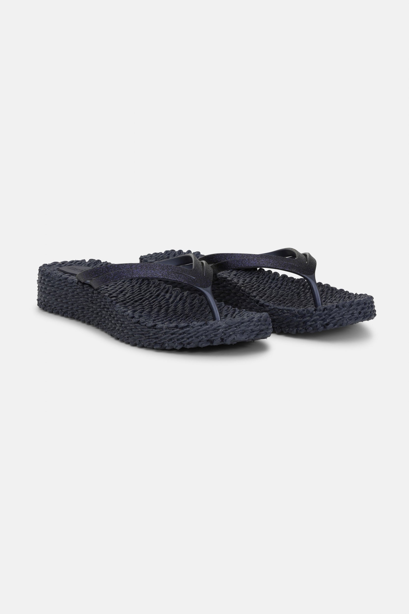 Slippers met lichte plateauzool CHEERFUL13 | Indigo | Flip Flop | Ilse Jacobsen