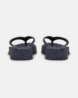 Slippers met lichte plateauzool CHEERFUL13 | Indigo | Flip Flop | Ilse Jacobsen