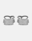 Slippers met lichte plateauzool CHEERFUL13 | Silver | Flip Flop | Ilse Jacobsen