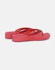 Slippers met lichte plateauzool CHEERFUL13 | Raspberry | Flip Flop | Ilse Jacobsen
