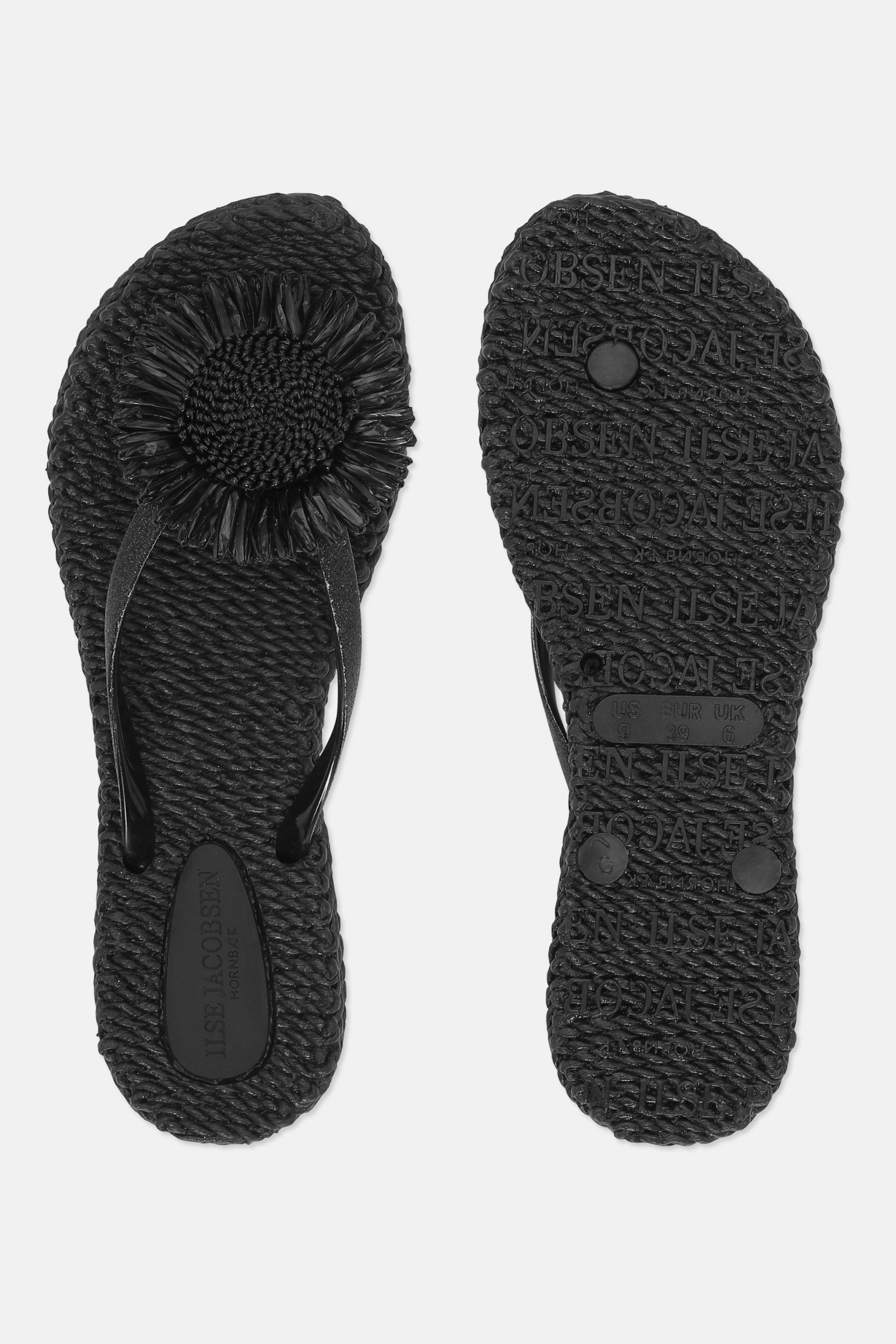 Slipper CHEERFUL16F | Black | Flip Flop | Ilse Jacobsen