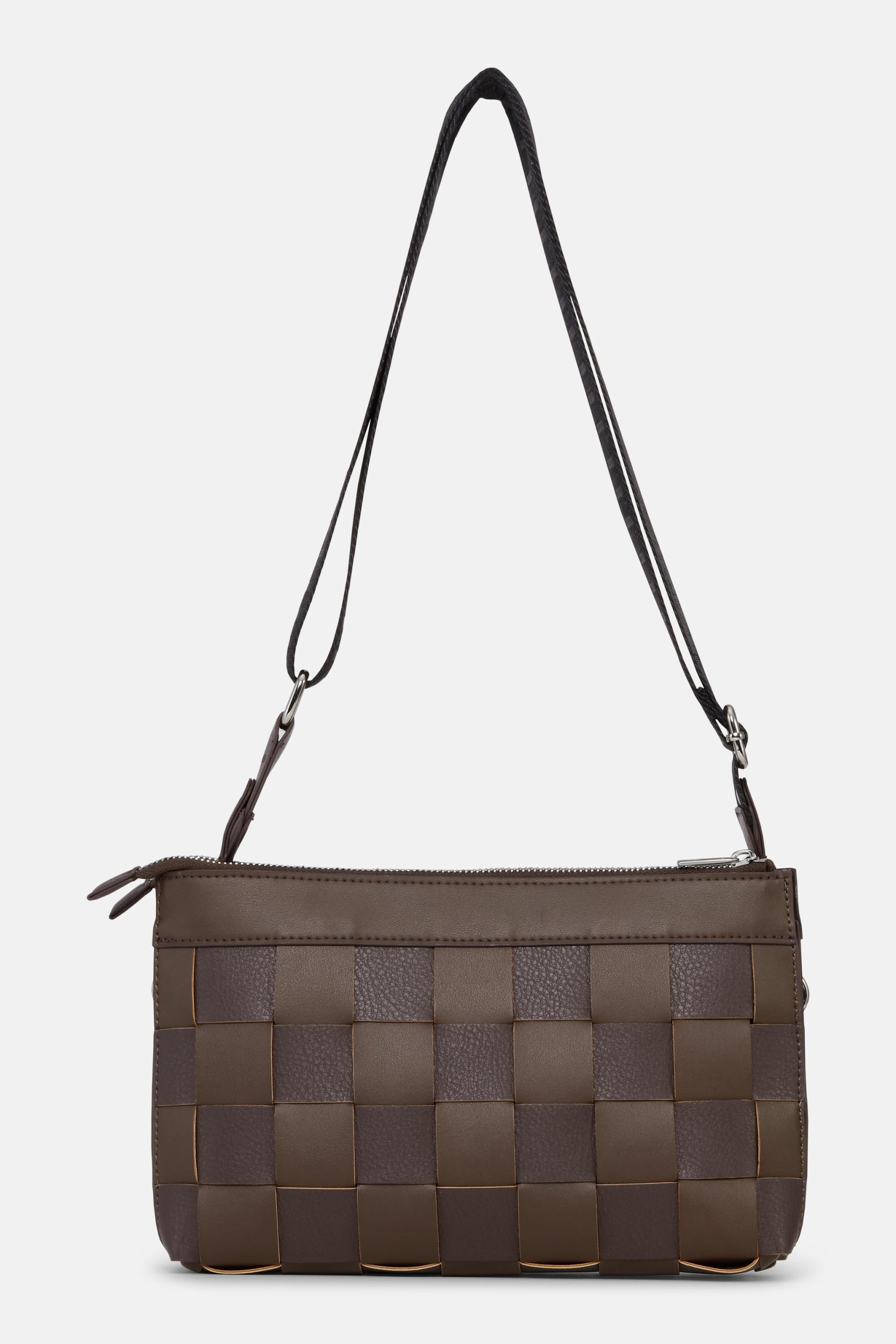 Kleine Crossbody Tas CHIP12 | Chocolate Brown | Bag | Ilse Jacobsen