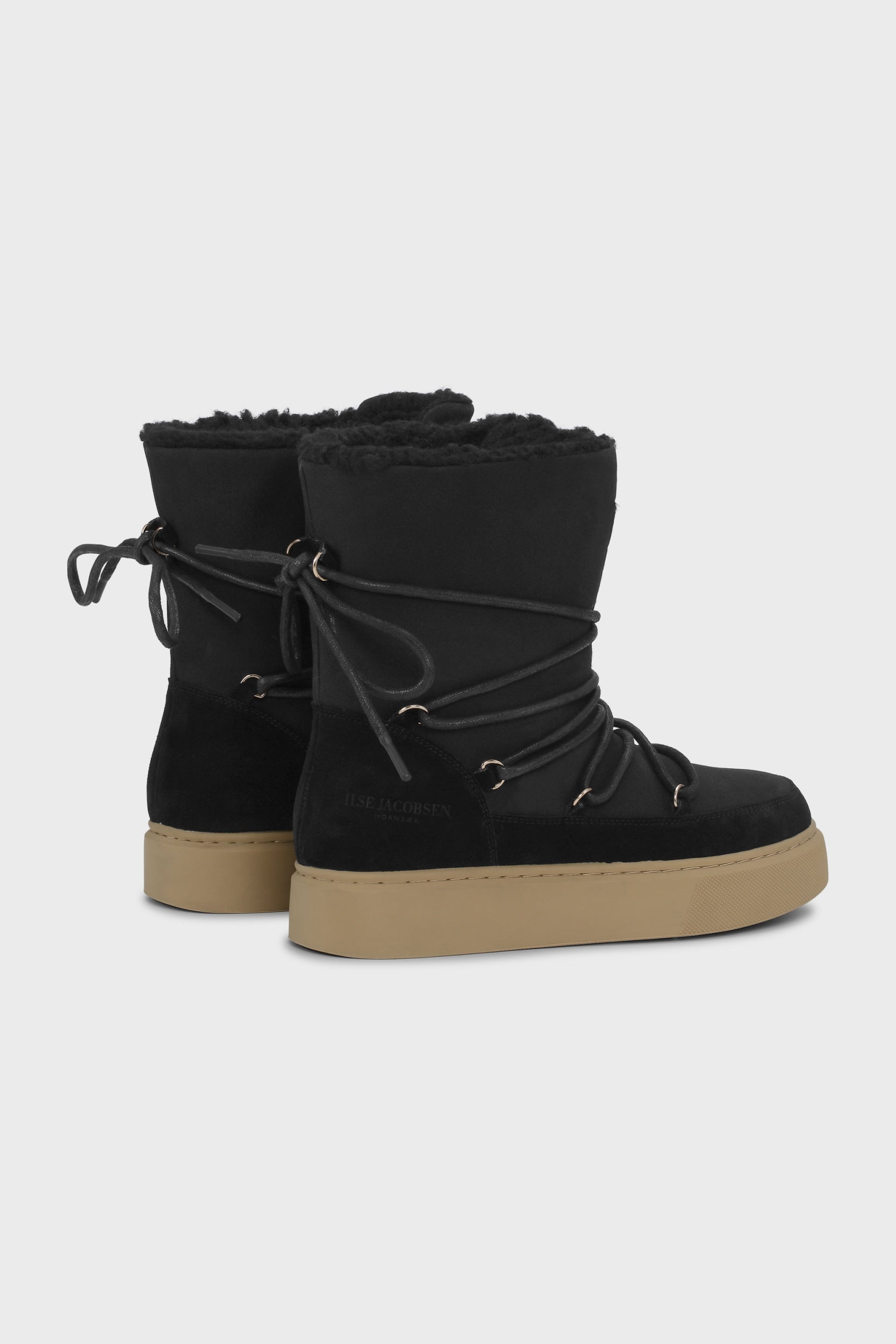 Warme Lage Winterboots COLDY02 | Black Natural | Boots | Ilse Jacobsen