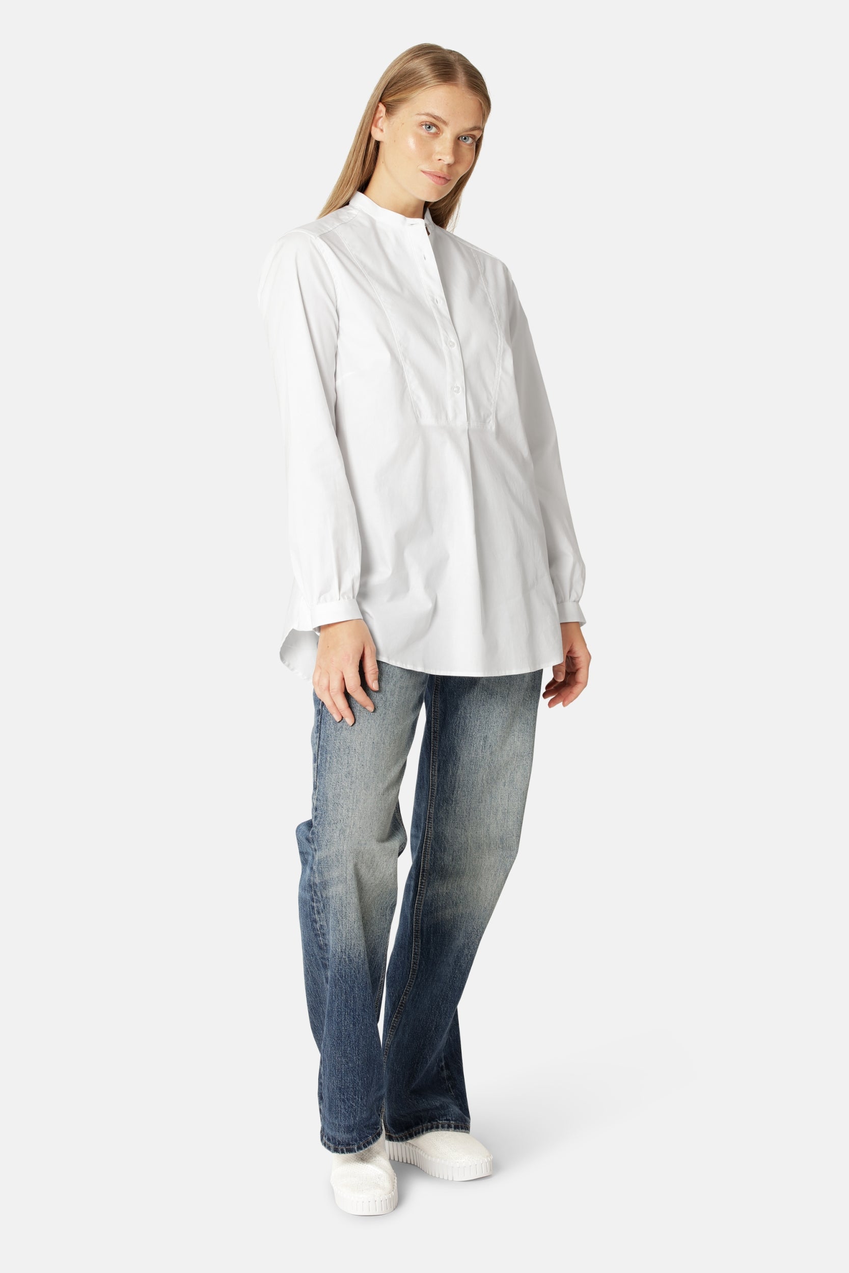Bohemian Blouse CRISSAPA02 | White | Shirt | Ilse Jacobsen