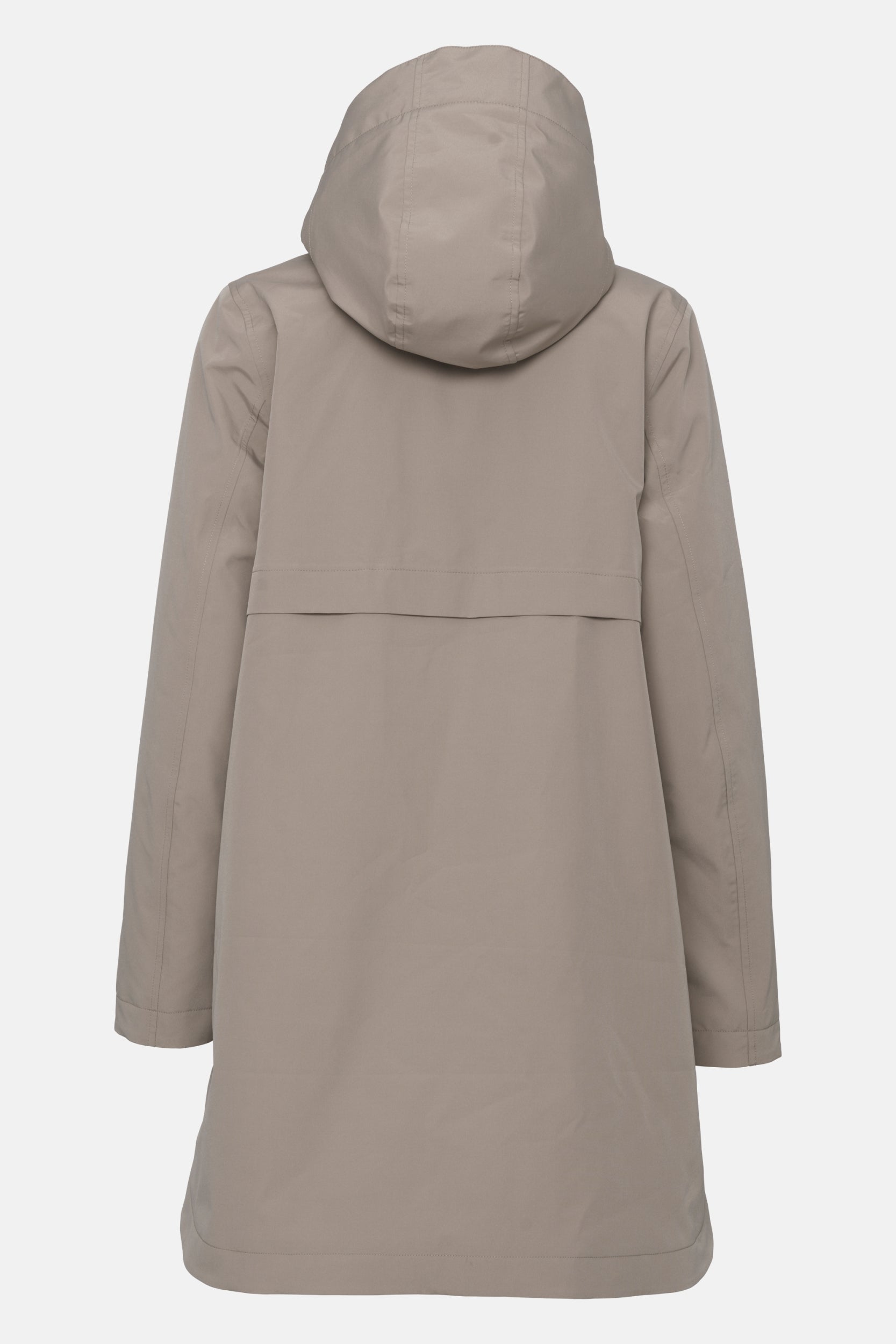 Gevoerde regenjas DASHRAIN02 | Greige | Jacket | Ilse Jacobsen