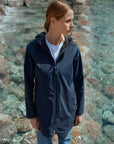 Softshell Regenjas DAYBREAK01 | Dark Indigo | Raincoat | Ilse Jacobsen