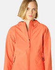 Softshell Regenjas DAYBREAK02 | Hot Orange | Raincoat | Ilse Jacobsen