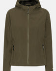 Softshell Regenjas DAYBREAK02 | Army | Raincoat | Ilse Jacobsen