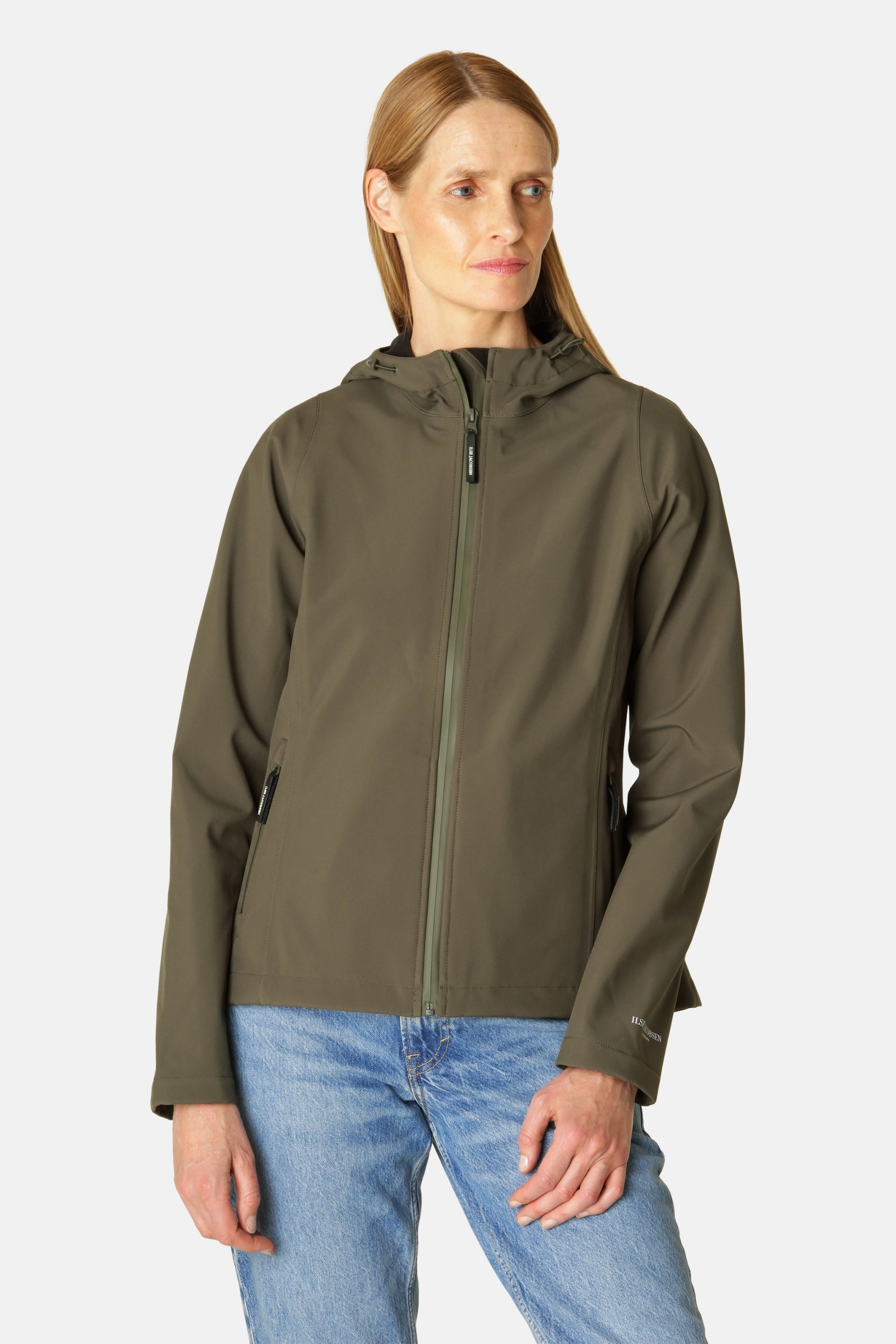 Softshell Regenjas DAYBREAK02 | Army | Raincoat | Ilse Jacobsen
